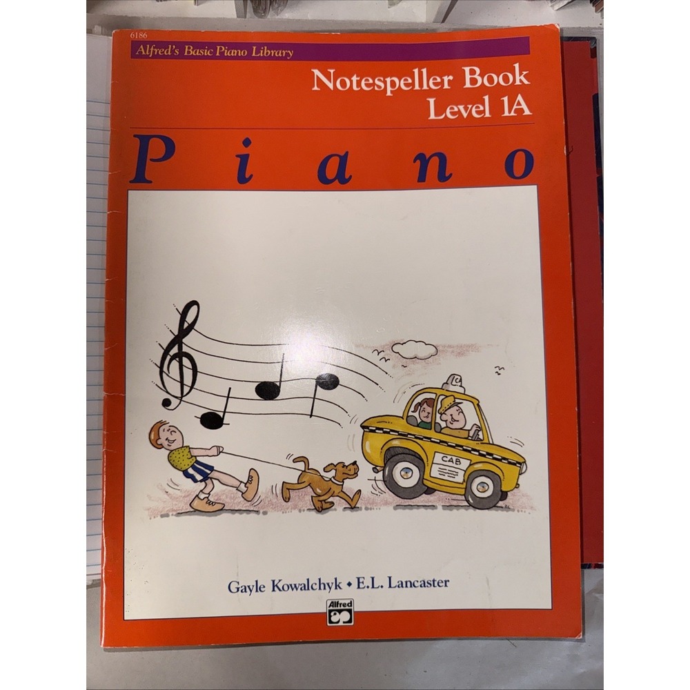 Alfred's piano notespeller book Level 1A